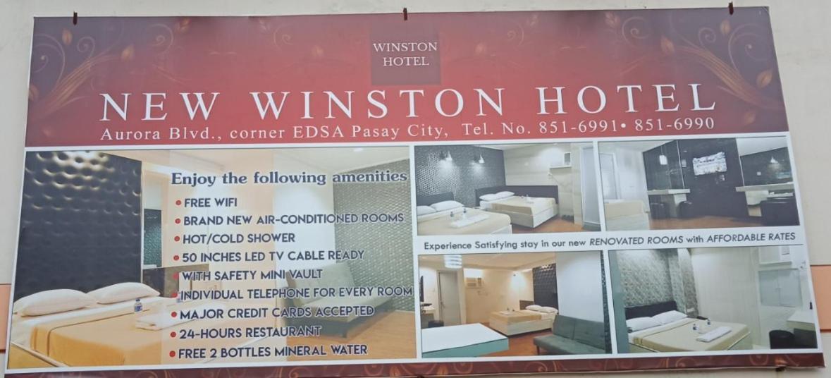 New Winston Hotel Manila Exterior foto